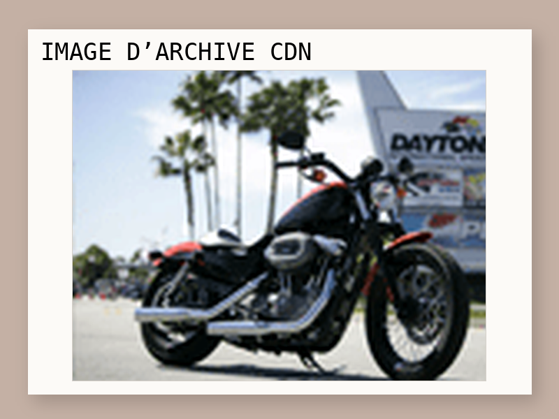 Une moto Harley-Davidson d'une valeur de 9.000 € gagné avec Legal.