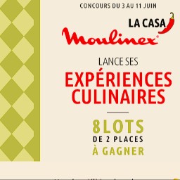 Participez pour gagner : 8 lots de 2 places pour l'évènement La casa Moulinex de Moulinex qui aura lieu le 3 juillet au cœur de Paris