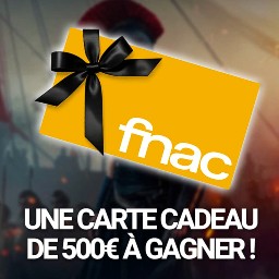 Une carte cadeau Fnac de 500€