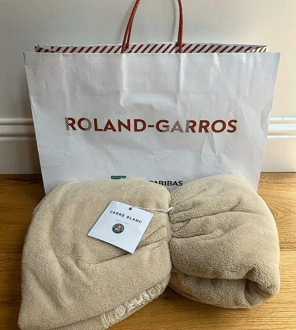 Une serviette de la plage Roland Garros