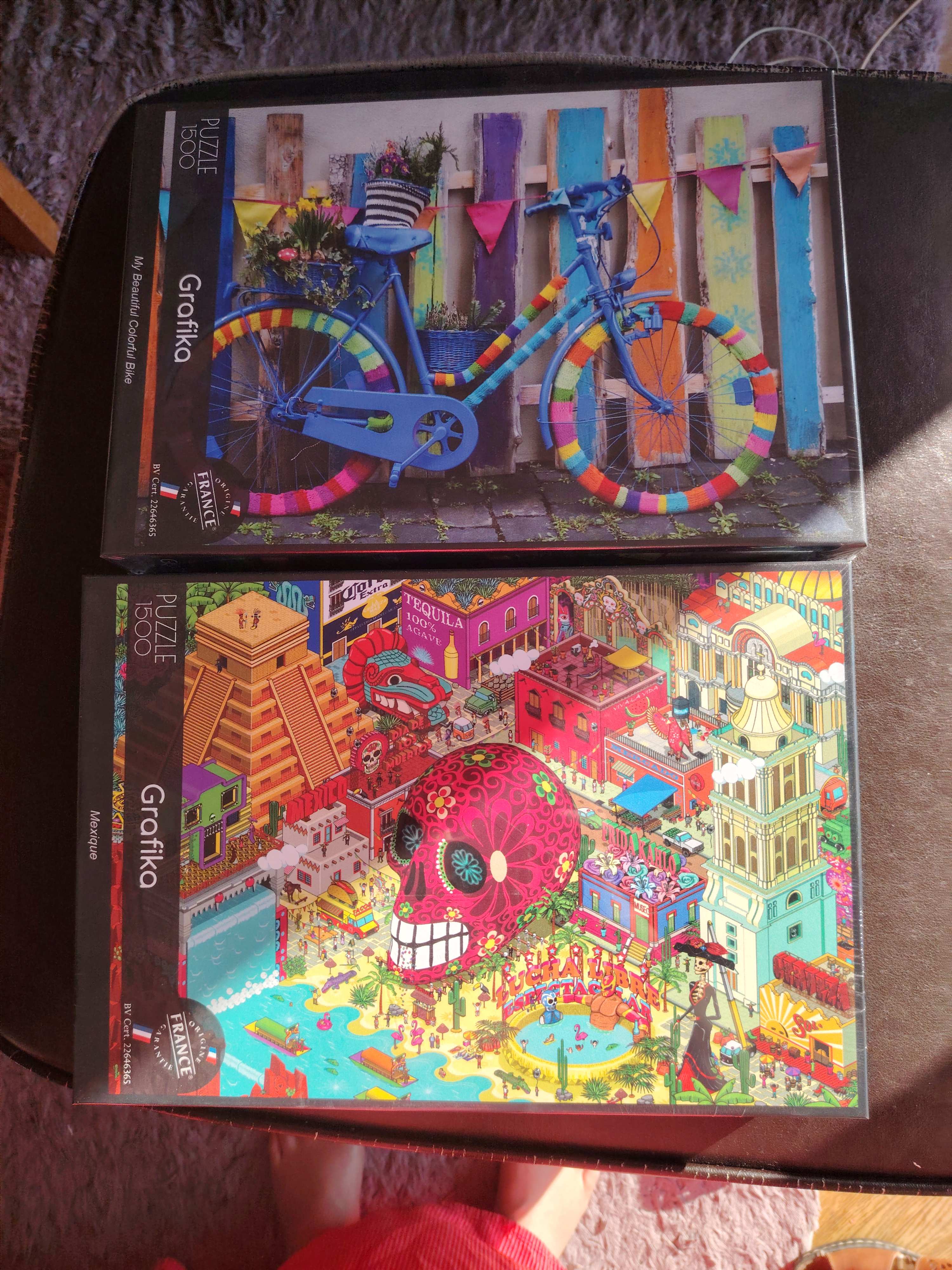 2 puzzles de 1500 pièces