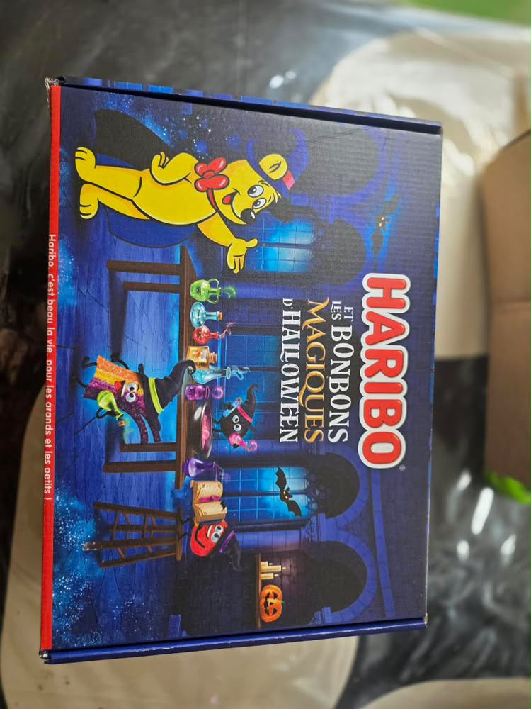 Reçu gain , coffret Bonbon Haribo